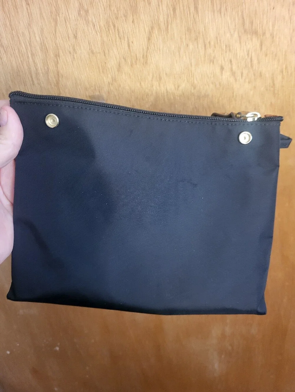 Bric's Milano Black Luxury X-collection Commuter Tote with Tan Leather Handles.
